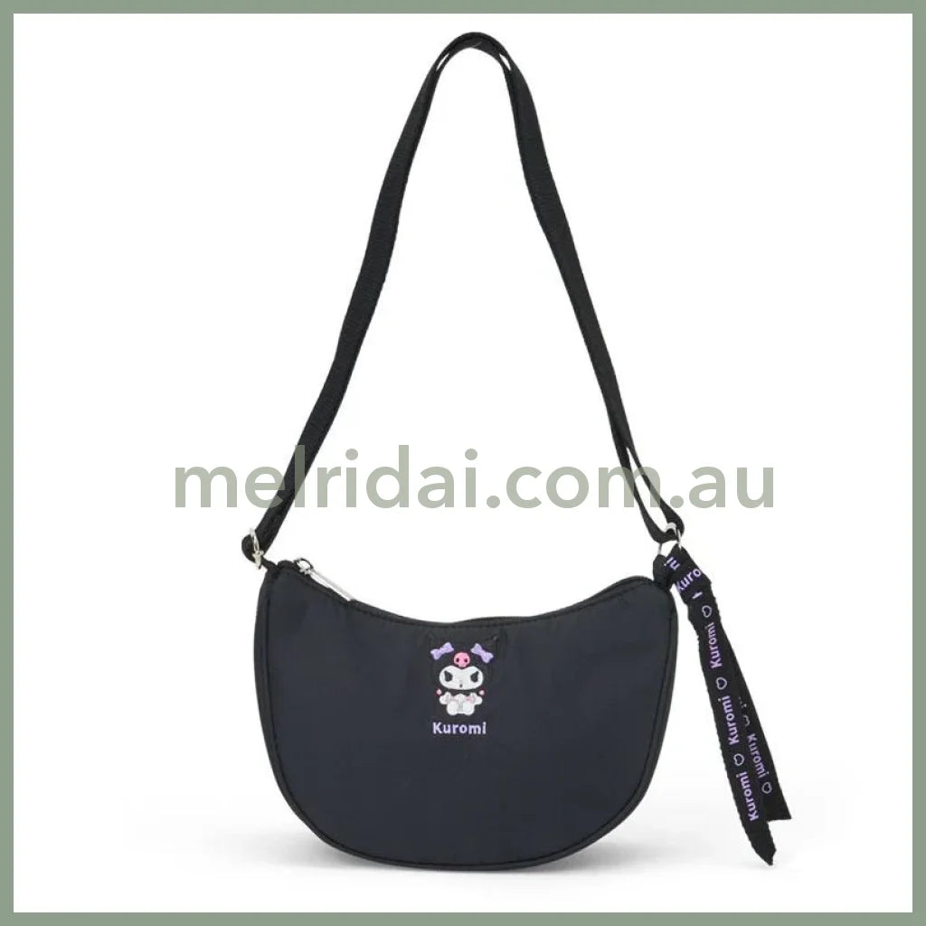 Kuromi Kids Shoulder Bag Pink W22×D8×H15cm