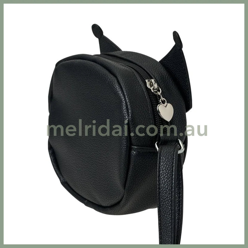 Sanrio | Kuromi Kids Shoulder Bag Face Shape W18.5×D4×H12Cm