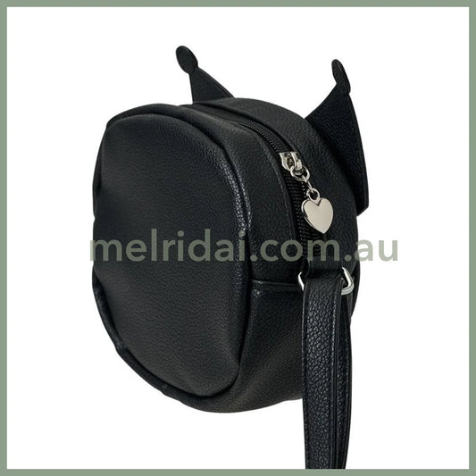 Sanrio | Kuromi Kids Shoulder Bag Face Shape W18.5×D4×H12Cm