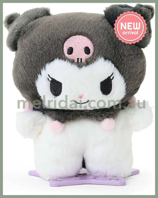 SANRIO | Kuromi Magnet Plush Doll Plush Toy M 19×16×5.5cm (Pitato Friends)