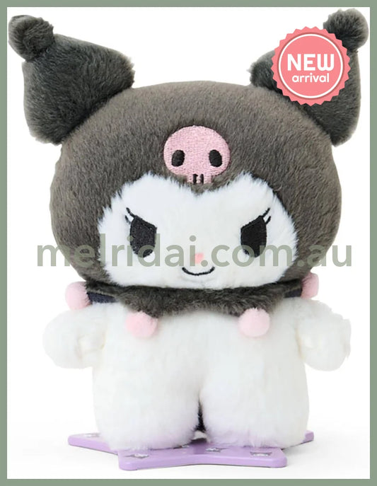 SANRIO | Kuromi Magnet Plush Doll Plush Toy M 19×16×5.5cm (Pitato Friends)