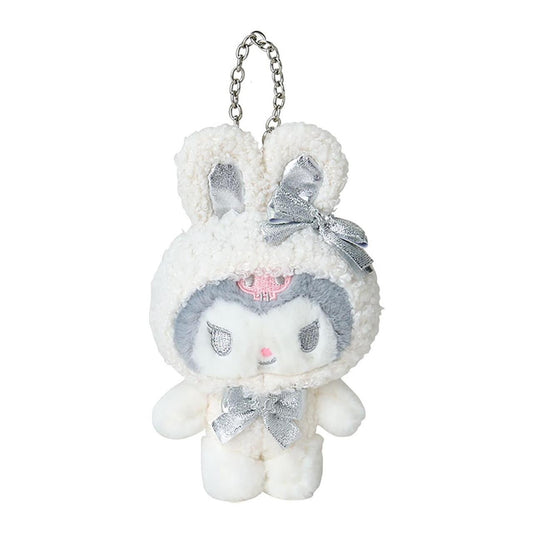 Sanrio | Kuromi Mascot Charm Holder Keychain 17.1 X 11.3 6.4Cm (Fluffy Snow Rabbit)