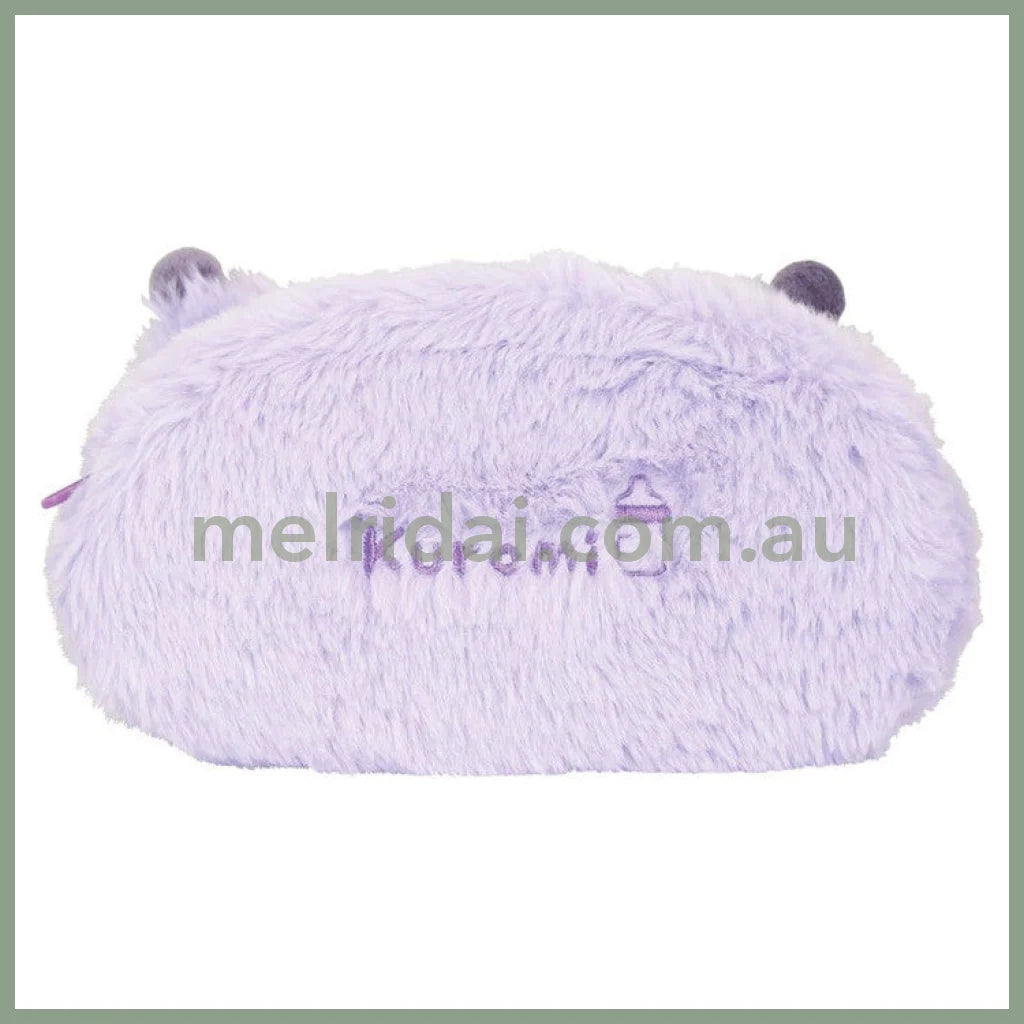 SANRIO | Kuromi Mascot Face Cosmetic Pouch Pen Case 180×80×70mm (Baby)