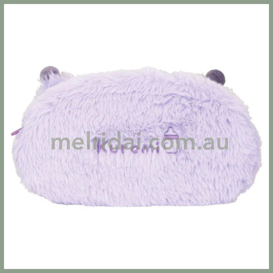 SANRIO | Kuromi Mascot Face Cosmetic Pouch Pen Case 180×80×70mm (Baby)