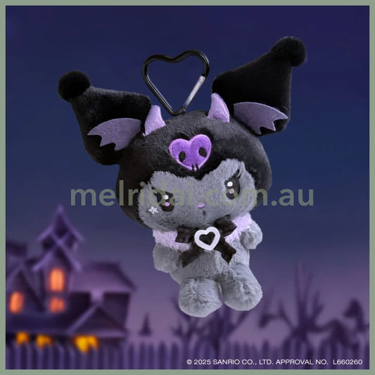 SANRIO | Kuromi Mascot Holder Bag Charm Plus Keychain 150×85×140mm(Dark Little Devil)