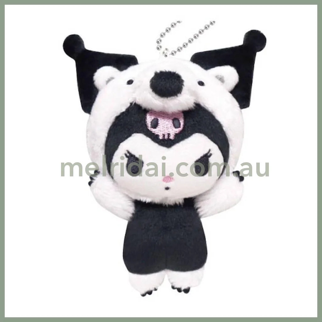 SANRIO | Kuromi Mascot Holder Bag Charm Plush Keychain 115×85×72mm (Cheers Banzai Series)