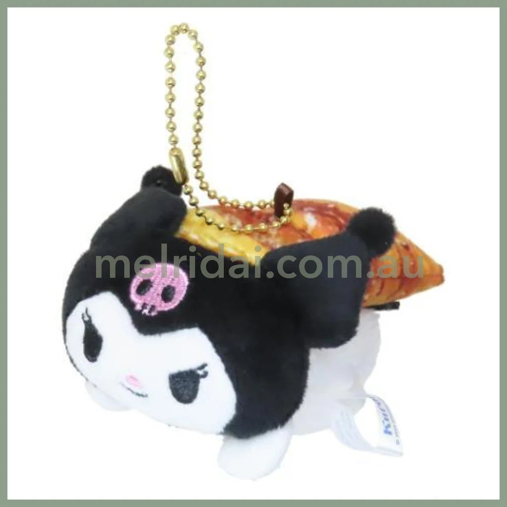 SANRIO | Kuromi Mascot Holder Keychain 10 x 7 x 8mm (Sushi Conger Eel)