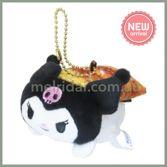 SANRIO | Kuromi Mascot Holder Keychain 10 x 7 x 8mm (Sushi Conger Eel)