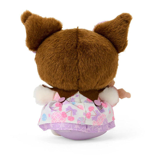 SANRIO | Kuromi Mascot Holder Plush Keychain 12.7 x 12.4 x 6.3cm (Nagomi Pastel)