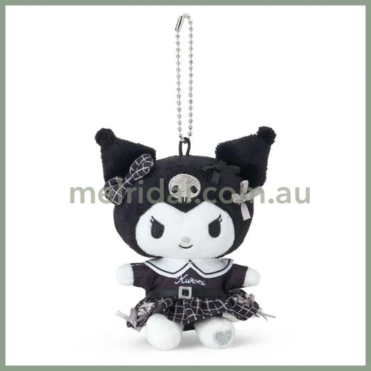 SANRIO | Kuromi Mascot Holder Plush Keychain 5.0 x 7.9 x 13.5cm (Monotone)