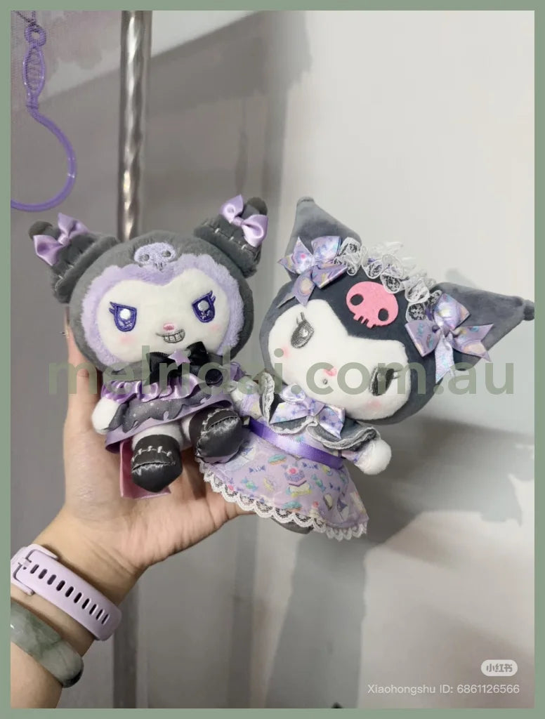 SANRIO | Kuromi Mascot Holder Plush Keychain Bag Charm 100mm Approx. (Romantic Sweets)