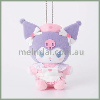 SANRIO | Kuromi Mascot Holder Plush Keychain Bag Charm 10cm Approx. (Nurse Series)