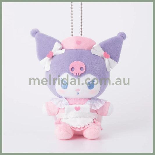 SANRIO | Kuromi Mascot Holder Plush Keychain Bag Charm 10cm Approx. (Nurse Series)