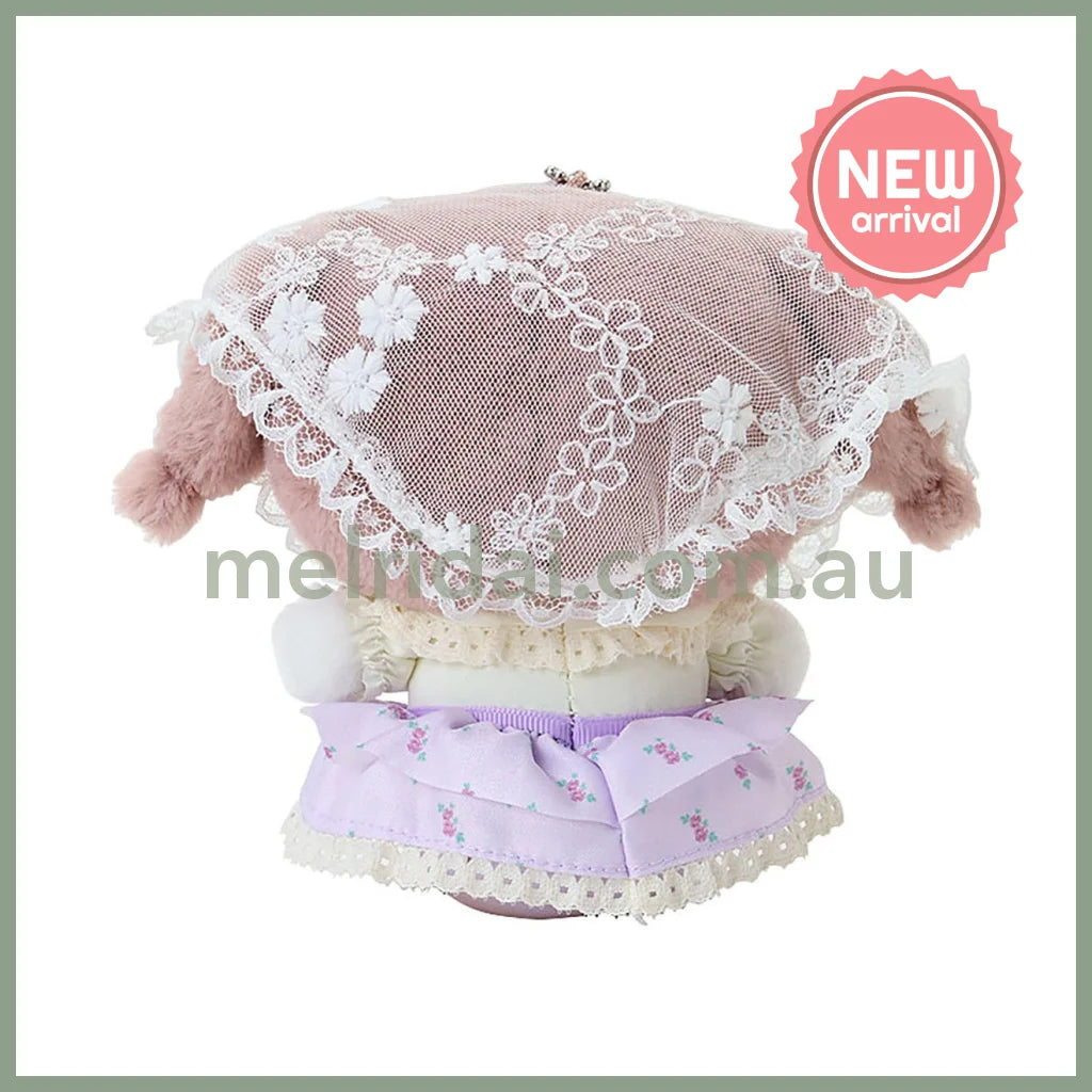 SANRIO | Kuromi Mascot Holder Plush Keychain Bag Charm 125×85×150mm (Forest Lace)