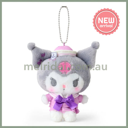 SANRIO | Kuromi Mascot Holder Plush Keychain Bag Charm 15.2 x 9.9 x 6.5cm (Sailor Collar)