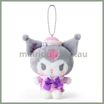 SANRIO | Kuromi Mascot Holder Plush Keychain Bag Charm 15.2 x 9.9 x 6.5cm (Sailor Collar)