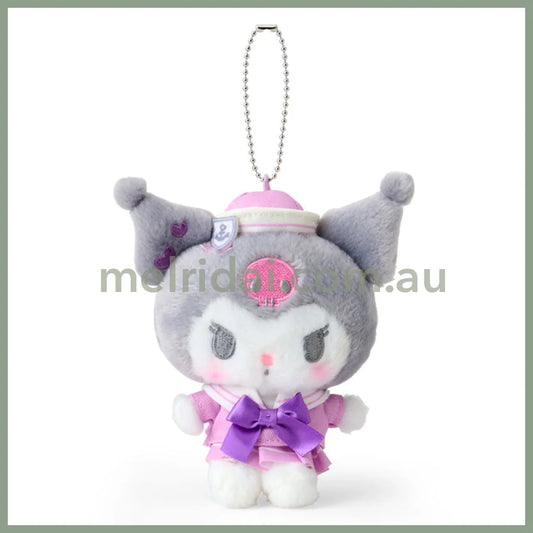 SANRIO | Kuromi Mascot Holder Plush Keychain Bag Charm 15.2 x 9.9 x 6.5cm (Sailor Collar)