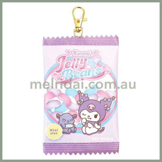 SANRIO | Kuromi Mascot Mini Pouch 75×120×7mm (Jelly Beans)