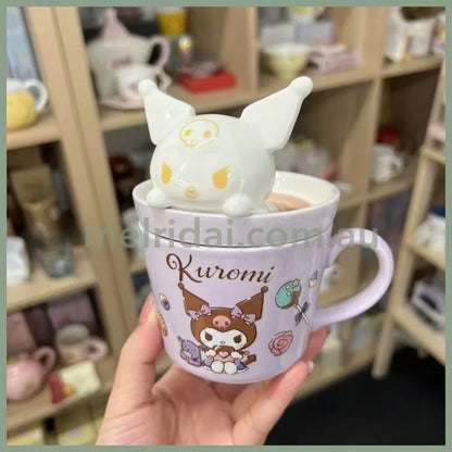 Sanrio | Kuromi Mascot Mug 12×9×12.5Cm (Latte Art)