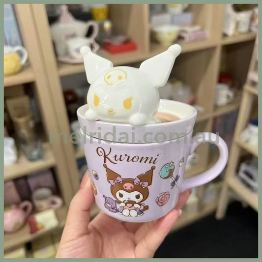 Sanrio | Kuromi Mascot Mug 12×9×12.5Cm (Latte Art)