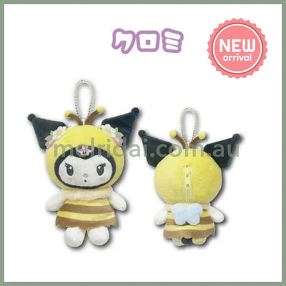 SANRIO | Kuromi Mascot Pouch Holder Plush Keychain Bag Charm 13cm (Bee)
