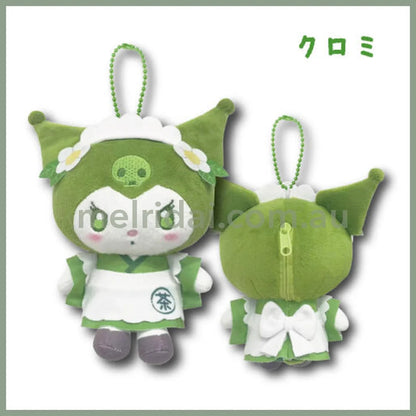 SANRIO | Kuromi Mascot Pouch Holder Plush Keychain Bag Charm 13cm (Matcha)