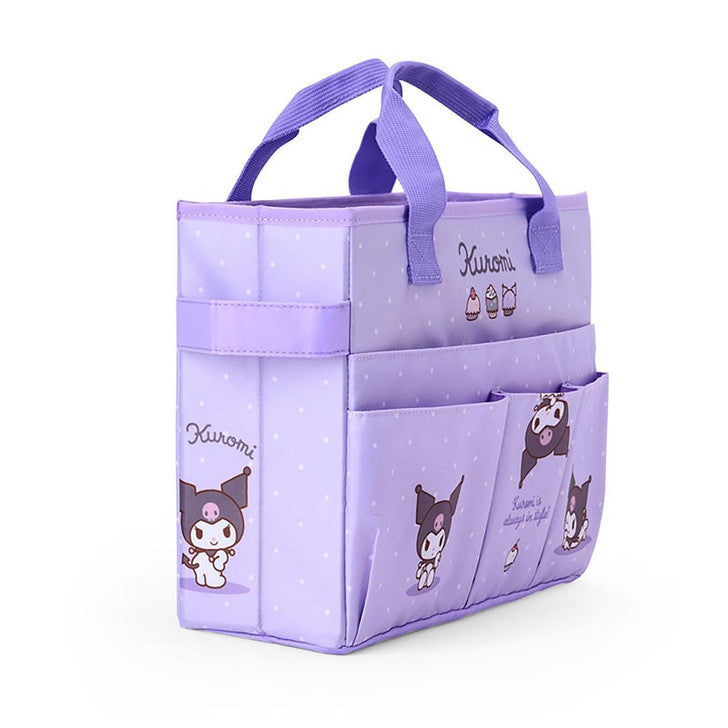 SANRIO | Kuromi Meeting Box Storage with Handle Portable Desk Organizer 35.6 x 27.2 x 3.4cm