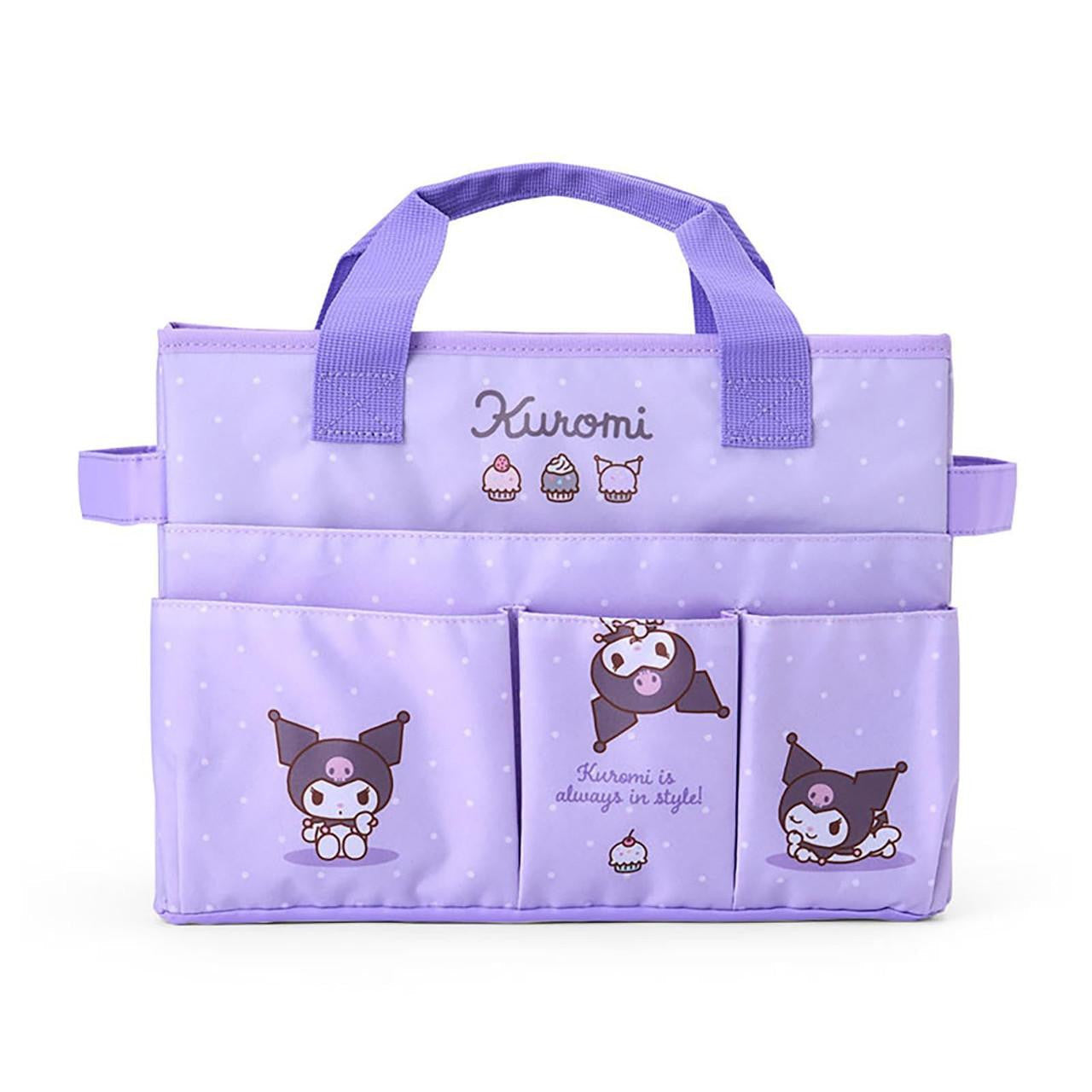 SANRIO | Kuromi Meeting Box Storage with Handle Portable Desk Organizer 35.6 x 27.2 x 3.4cm