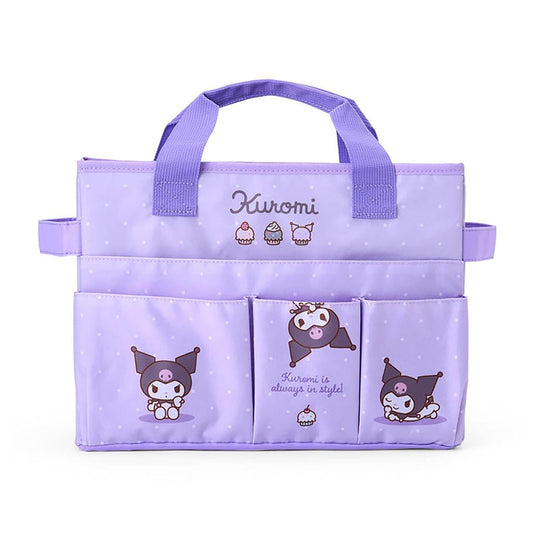 SANRIO | Kuromi Meeting Box Storage with Handle Portable Desk Organizer 35.6 x 27.2 x 3.4cm