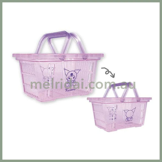 Sanrio | Kuromi Mini Clear Basket 85 X 163 120Mm //