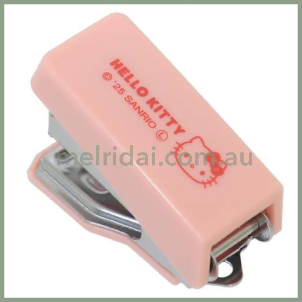 SANRIO | Kuromi Mini Compact Stapler 38×17×25mm (Light Pink Star)