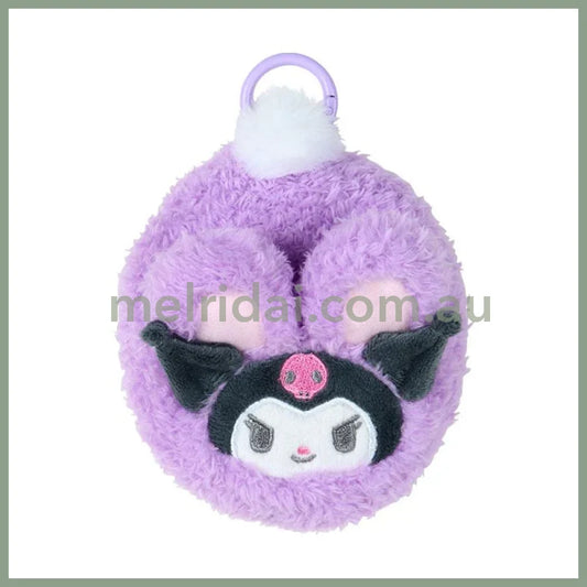 SANRIO | Kuromi Mini Pouch Charm with Carabiner 10.5 x 10.1 x 7.2cm (Spring Rabbit)
