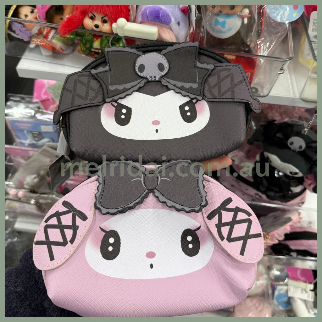 SANRIO | Kuromi Multi Pouch Cosmetic Pouch 110 x 170 x 50mm (Meroclo)