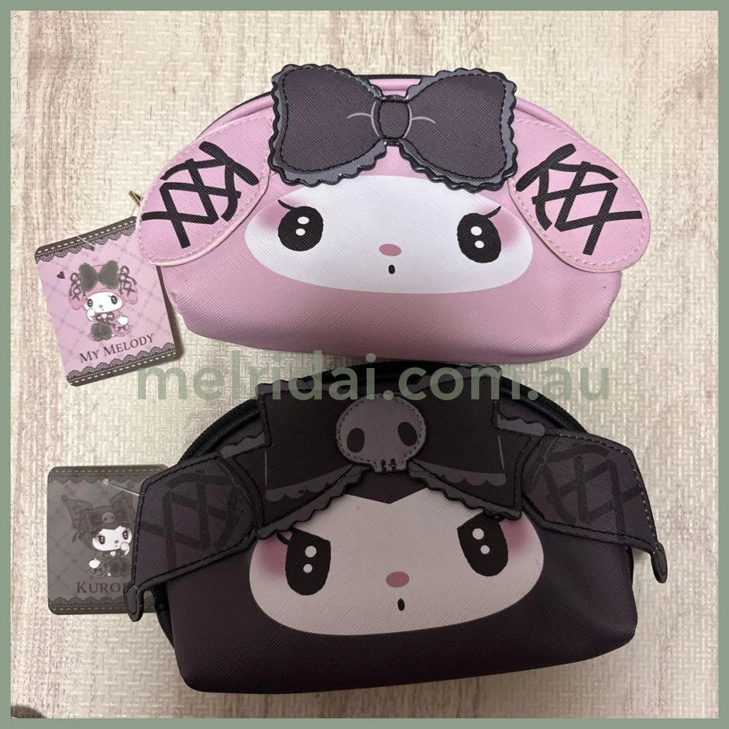 SANRIO | Kuromi Multi Pouch Cosmetic Pouch 110 x 170 x 50mm (Meroclo)