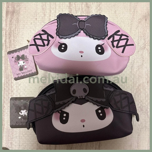 SANRIO | Kuromi Multi Pouch Cosmetic Pouch 110 x 170 x 50mm (Meroclo)