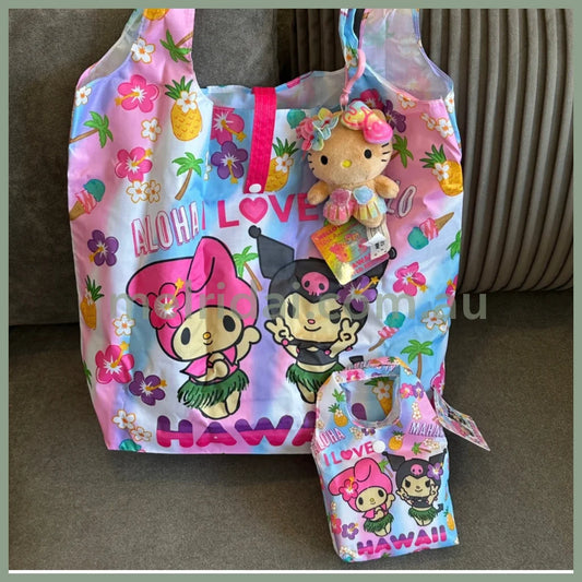 Sanrio | Kuromi & My Melody Hawaii Foldable Eco Bag Set