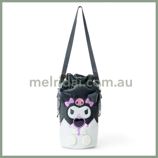 SANRIO | Kuromi Penlight Shoulder Pouch Crossbody Bag 20×12×32cm (Enjoy Idol)