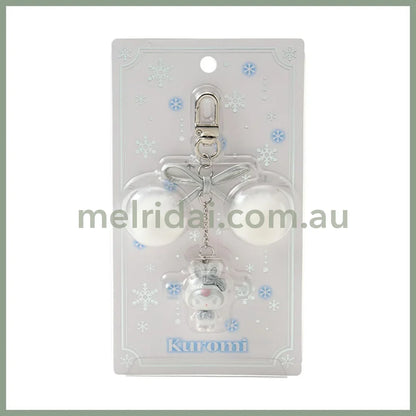 Sanrio | Kuromi Phone Charm Keychain 9.3×2.5×17Cm (Fluffy Snow Rabbit)