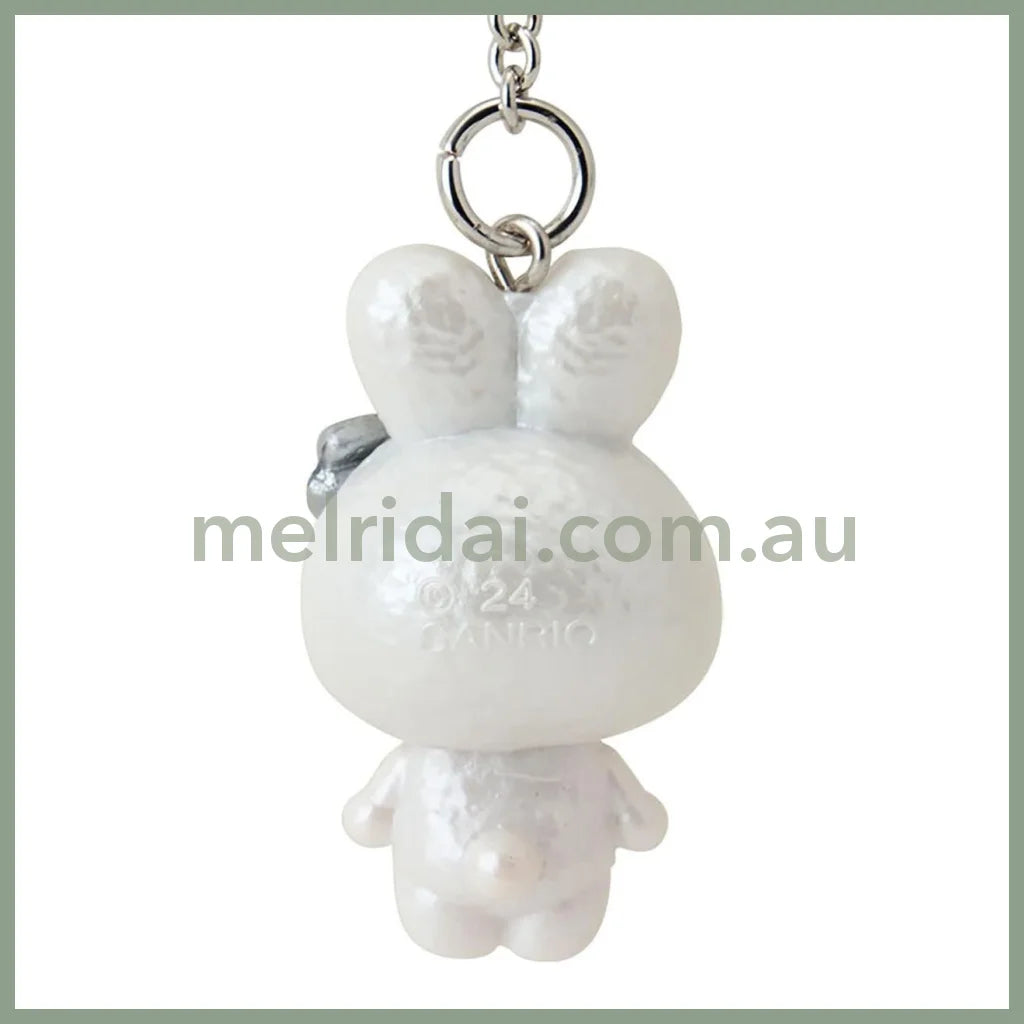 Sanrio | Kuromi Phone Charm Keychain 9.3×2.5×17Cm (Fluffy Snow Rabbit)