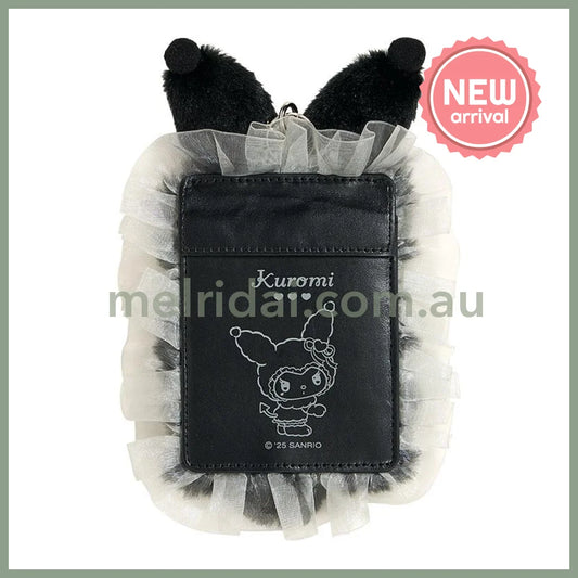 SANRIO | Kuromi Plush Card Case Card Holder Keychain 90 x 64 m (Melousa Romiusa)