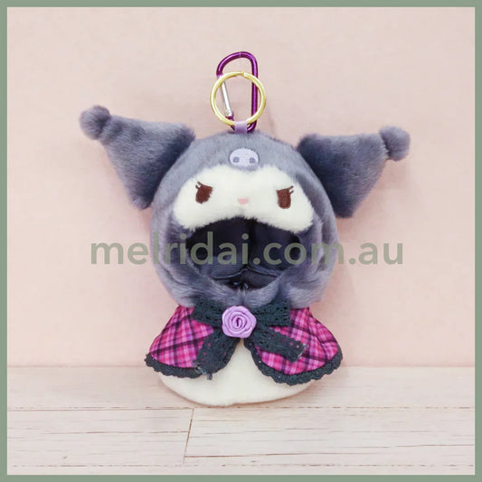 SANRIO | Kuromi Plush Costumer Outing Keychain Bag Charm 15cm Approx.