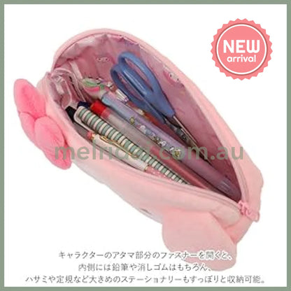 SANRIO | Kuromi Plush Face Pencil Pouch Pen Case 9.7 x 19 x 5cm
