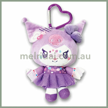SANRIO | Kuromi Plush Keychain Bag Charm Mascot Holder 150 x 100mm (Decora)