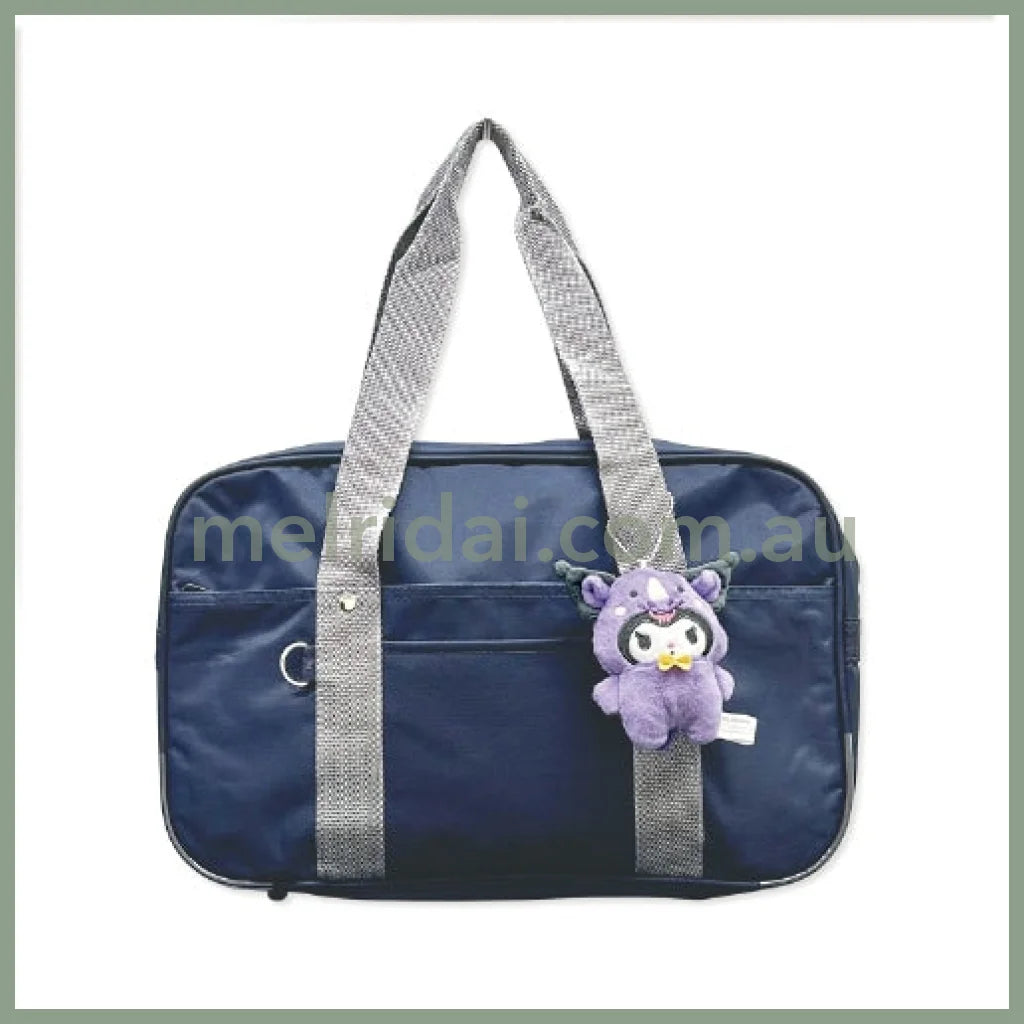 SANRIO | Kuromi Plush Keychain Mascot Holder 115×115×32mm (Animal Rhino)