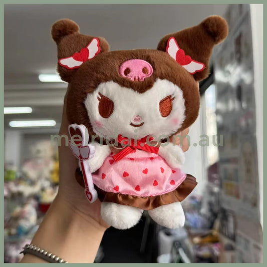 Sanrio | Kuromi Plush Keychain Mascot Holder 9.5 X 14.5 15.5Cm (Magical Heart)