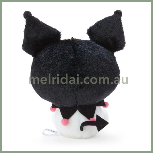 SANRIO | Kuromi Plush Keychain Mascot Holder Bag Charm 12×9×17cm (Good Friends)