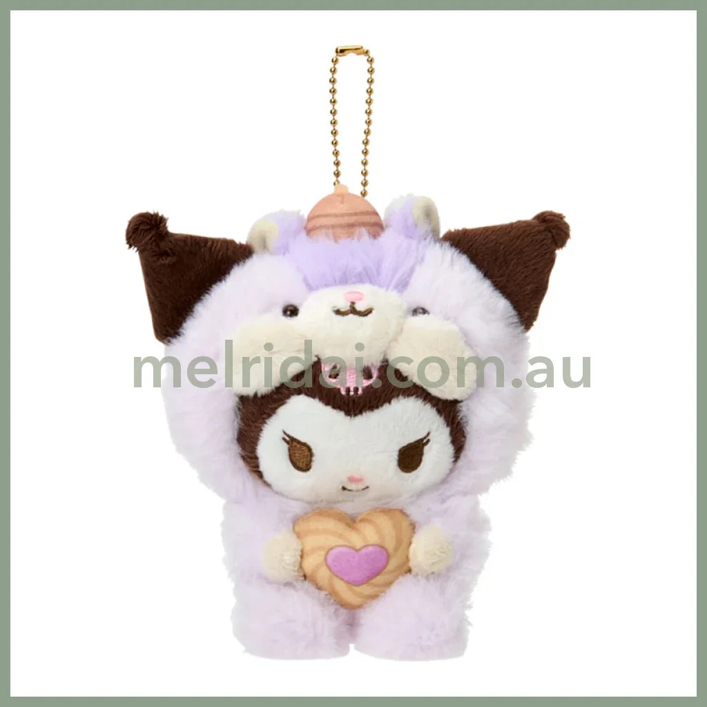 SANRIO | Kuromi Plush Keychain Mascot Holder Bag Charm 135×135×150mm (Fluffy Squirrel)