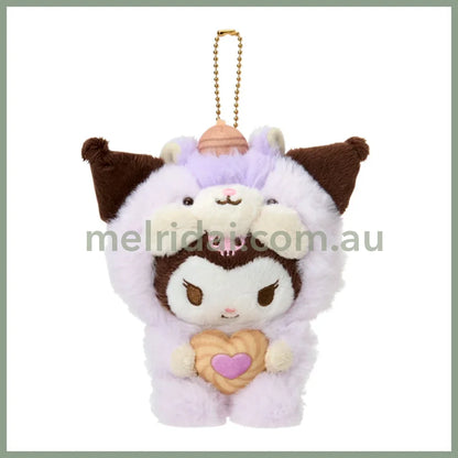 SANRIO | Kuromi Plush Keychain Mascot Holder Bag Charm 135×135×150mm (Fluffy Squirrel)