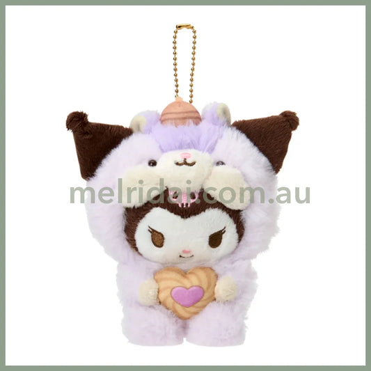 SANRIO | Kuromi Plush Keychain Mascot Holder Bag Charm 135×135×150mm (Fluffy Squirrel)