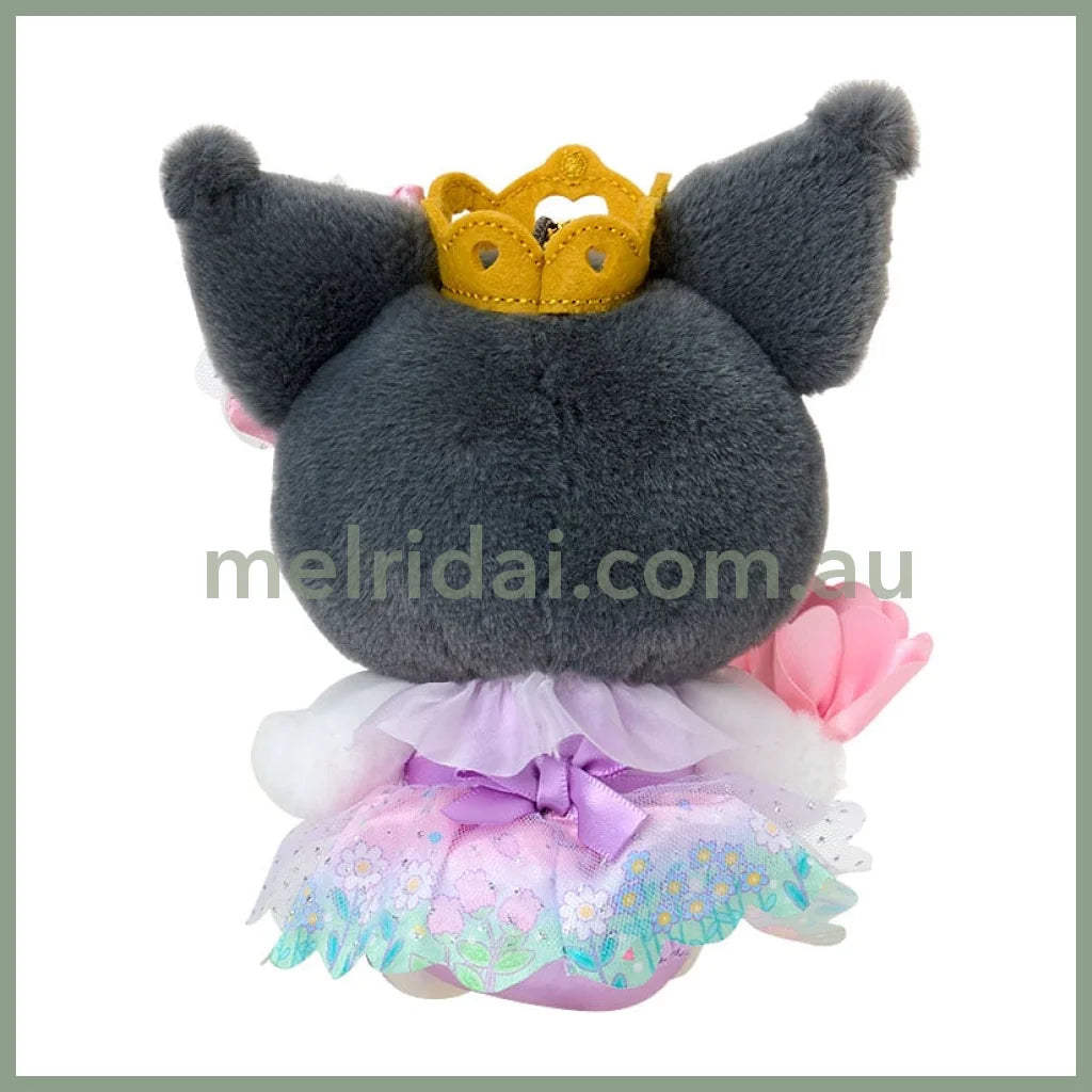 SANRIO | Kuromi Plush Keychain Mascot Holder Bag Charm W11 x H15 x D7.5 cm (Everyone Is The Star! Doki Doki Design)